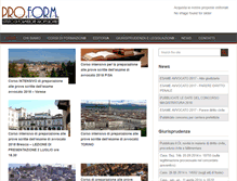 Tablet Screenshot of istitutoproform.org